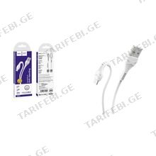 HOCO X37 Micro USB კაბელი თეთრი
