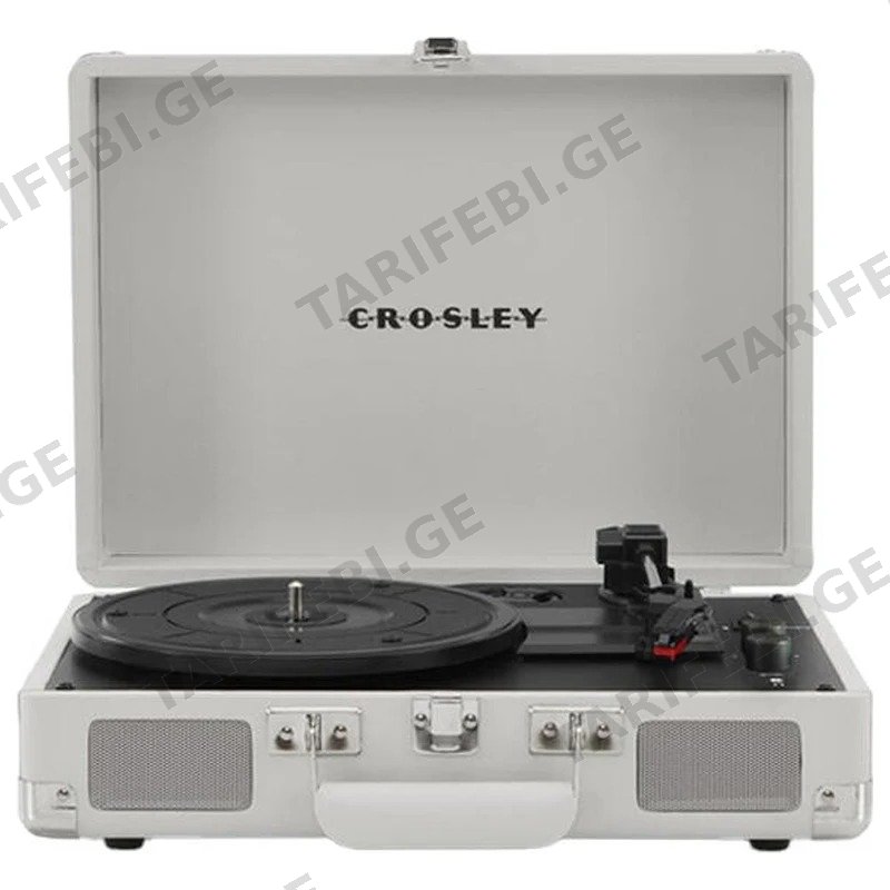 ფირსაკრავი BLUETOOTH-ით CROSLEY CRUISER PLUS TURNTABLE WHITE SAND