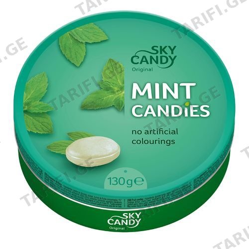 კანფეტი /C&H/ “Sky Candy” პიტნის წვეთები 130 გრ