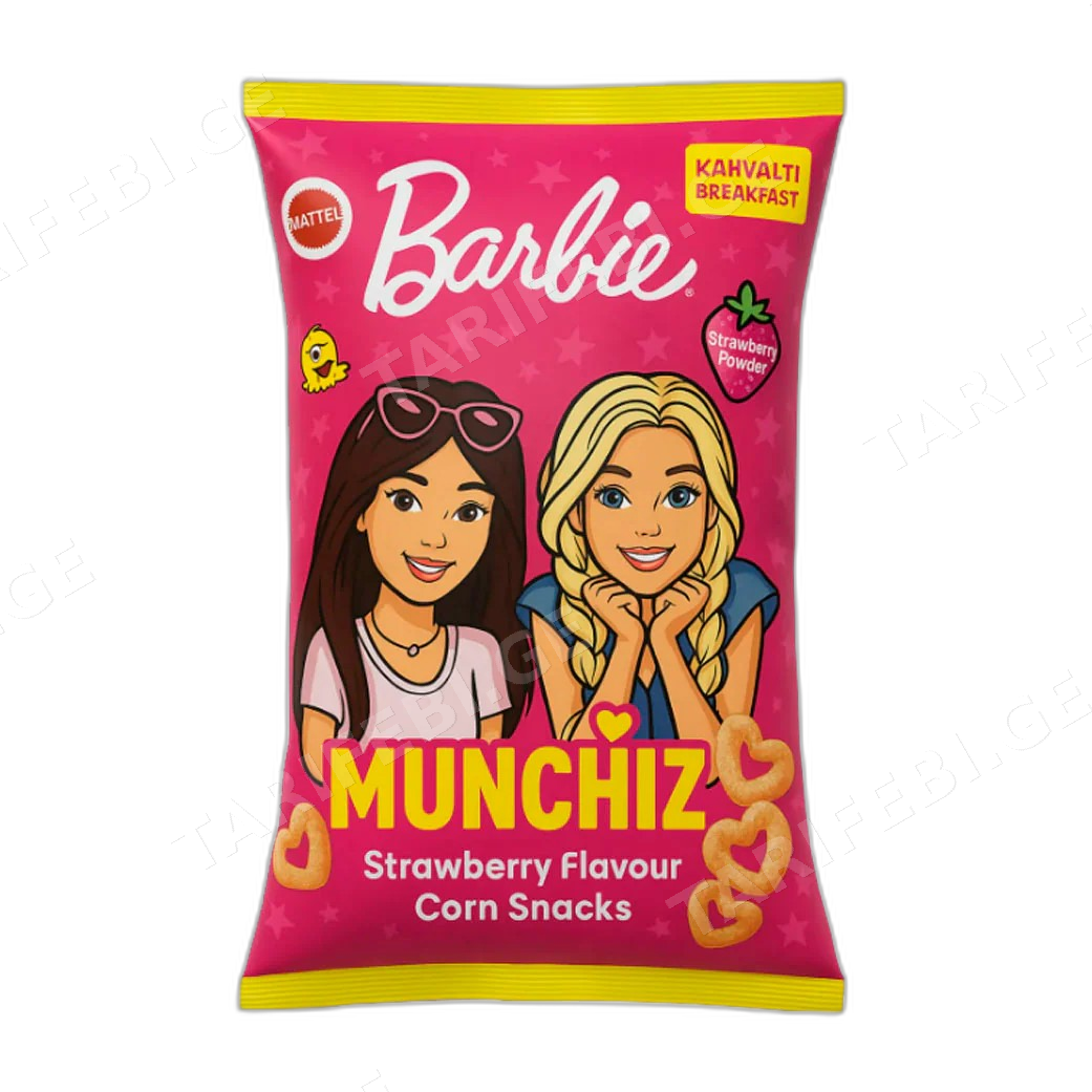 MUNCHİZ BARBİE მარწყვი 40 გრ * 15 850064550658