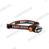(6lm/150მ) ფანარი თავზე სამაგრით BLACK&DECKER BDHT0-71625