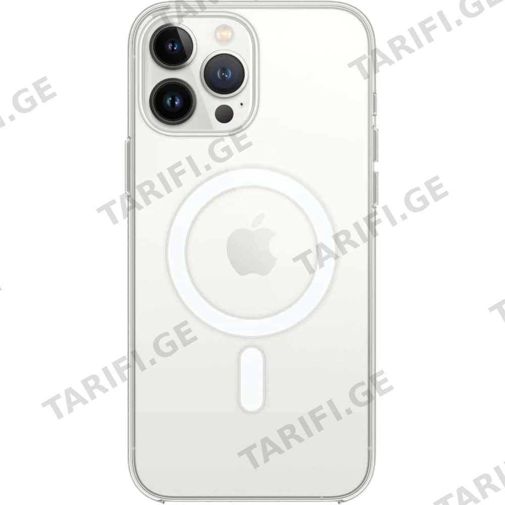 სილიკონის ქეისი Transparent Case with Magsafe iPhone 16 Pro