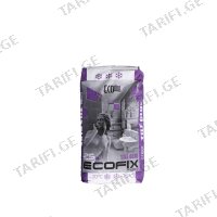 (25კგ) წებოცემენტი (ყინვაგამძლე) ECOFIX PREMIUM