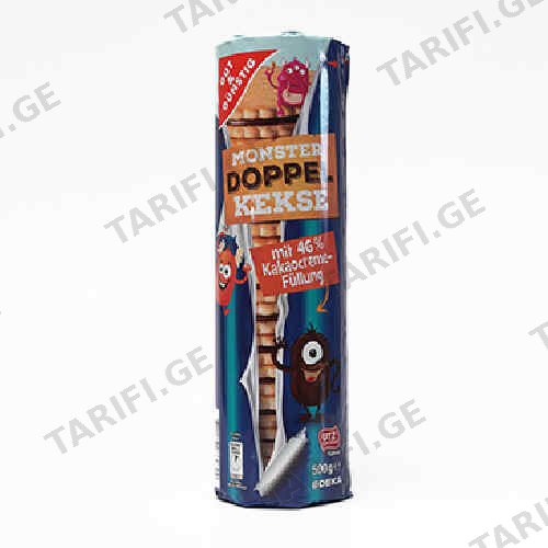 ორცხობილა ორმაგი, შოკოლადით /G&G/ 500 გრ