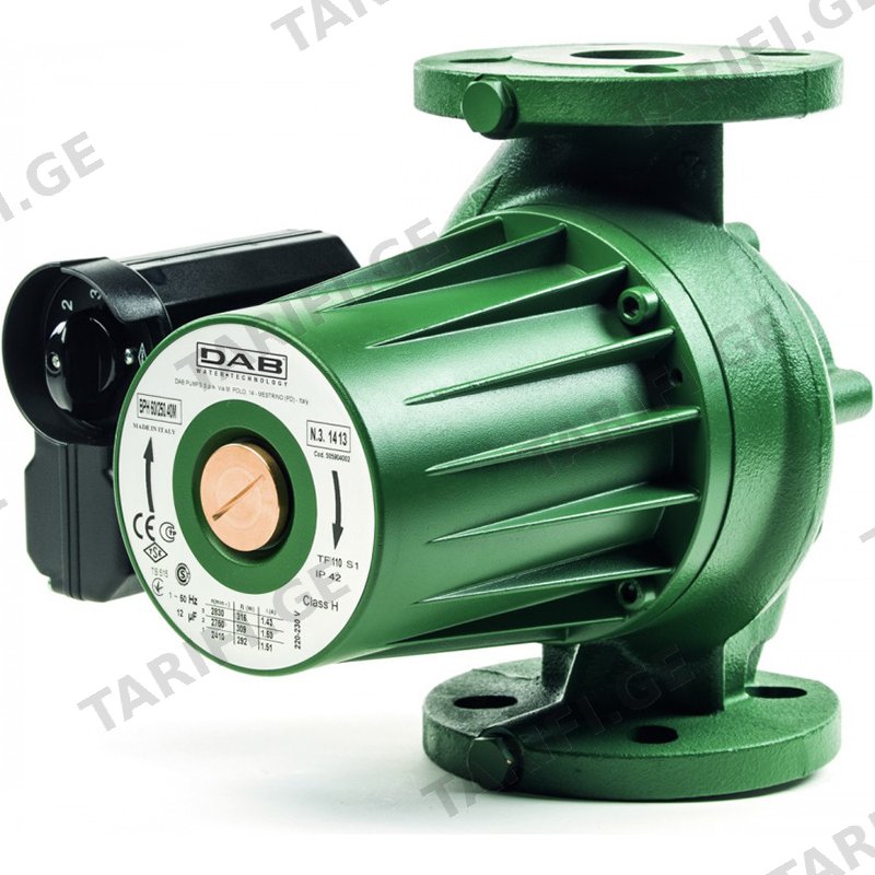 საცირკულაციო წყლის ტუმბო DAB 505927002 BPH 120/280 DN50/PN10 (50 M, 870W, 11.3MX30.4M3/H)