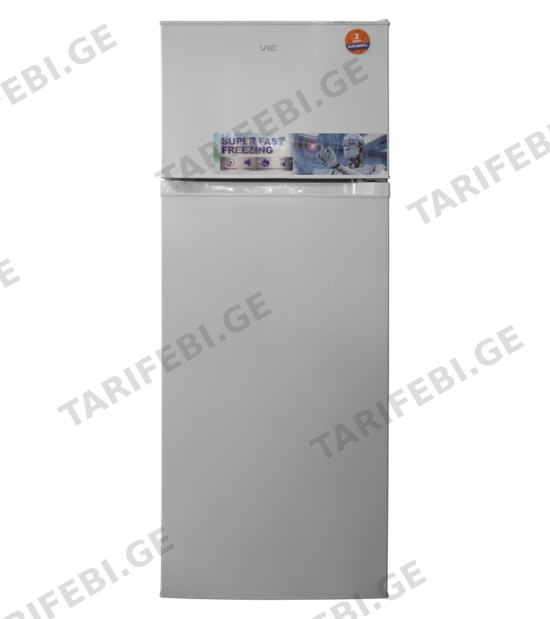 მაცივარი BCD230V145/W DEFROST 550*540*1450 ფერი: თეთრი VIEVO