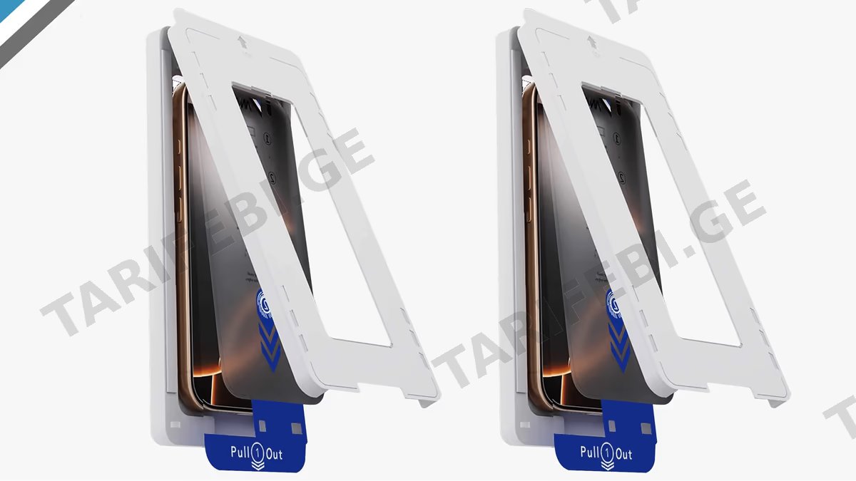 iPhone 15 ProMax Tempered Glass 2 Pack (with applicator frame)