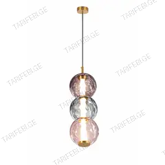 ჭაღი LED 3000K შუშა 12446