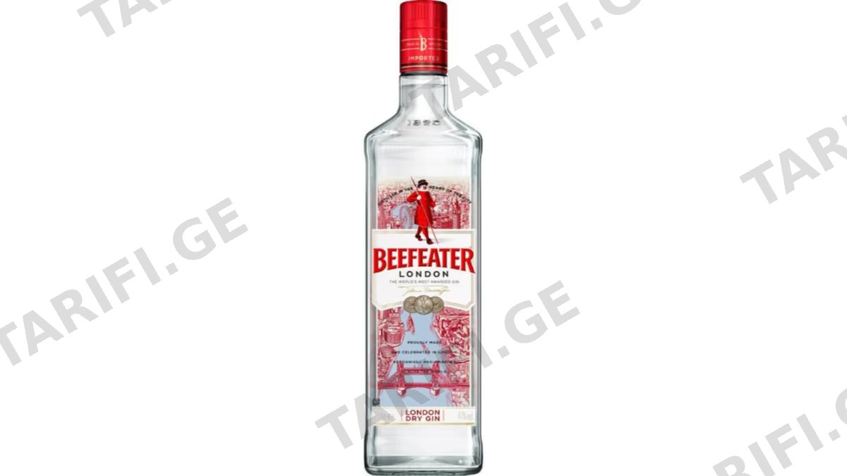 BEEFEATER - ჯინი, ბიფიტერი 47% 1ლ