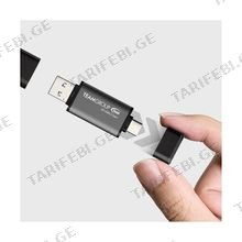 TEAMGROUP X1 64GB USB 3.2 USB ფლეშ მეხსიერება