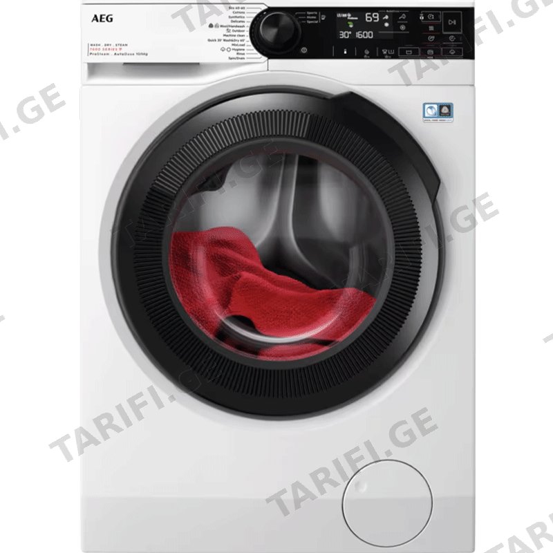 სარეცხი მანქანა საშრობით AEG LWR73164Q WHITE (10/6KG, 1600RPM)