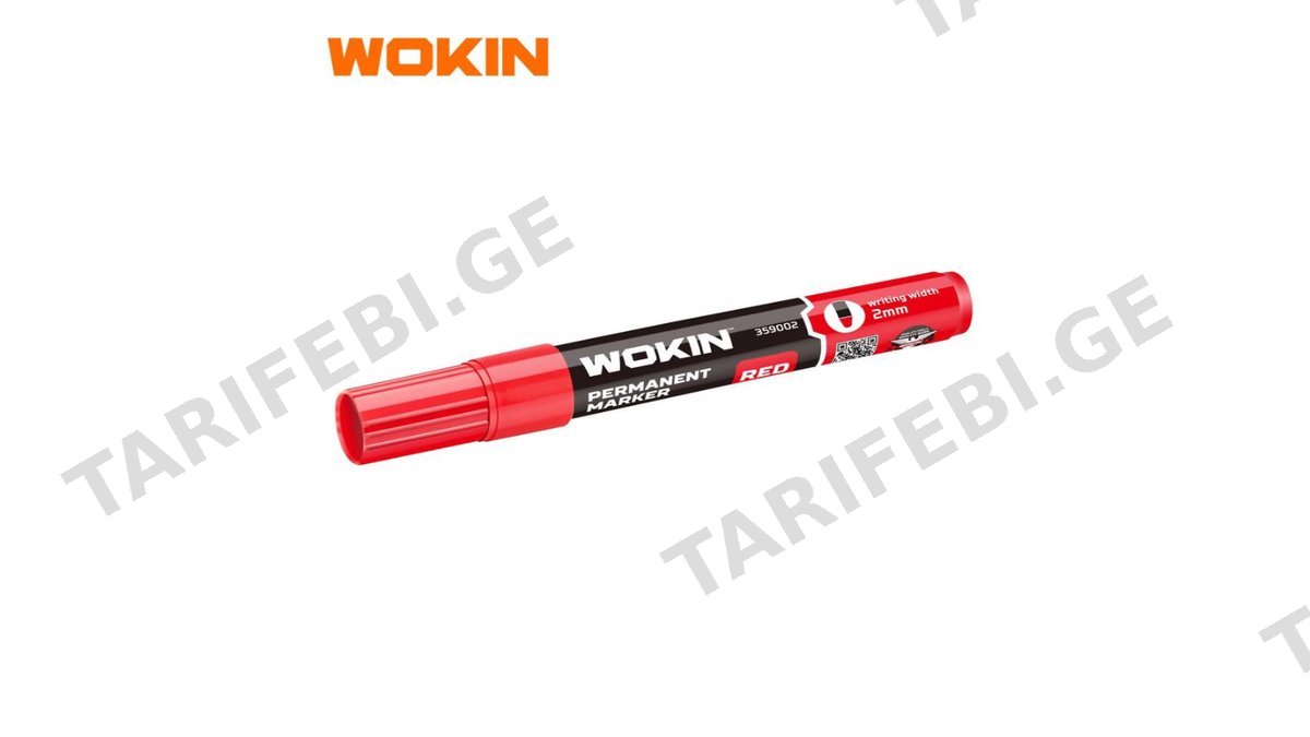 სამშენებლო მარკერი Wokin 359002, Marker Pen, Red
