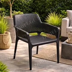 ბაღის სკამი LUKA CHAIR 61.5x60x86 სმ GRAY