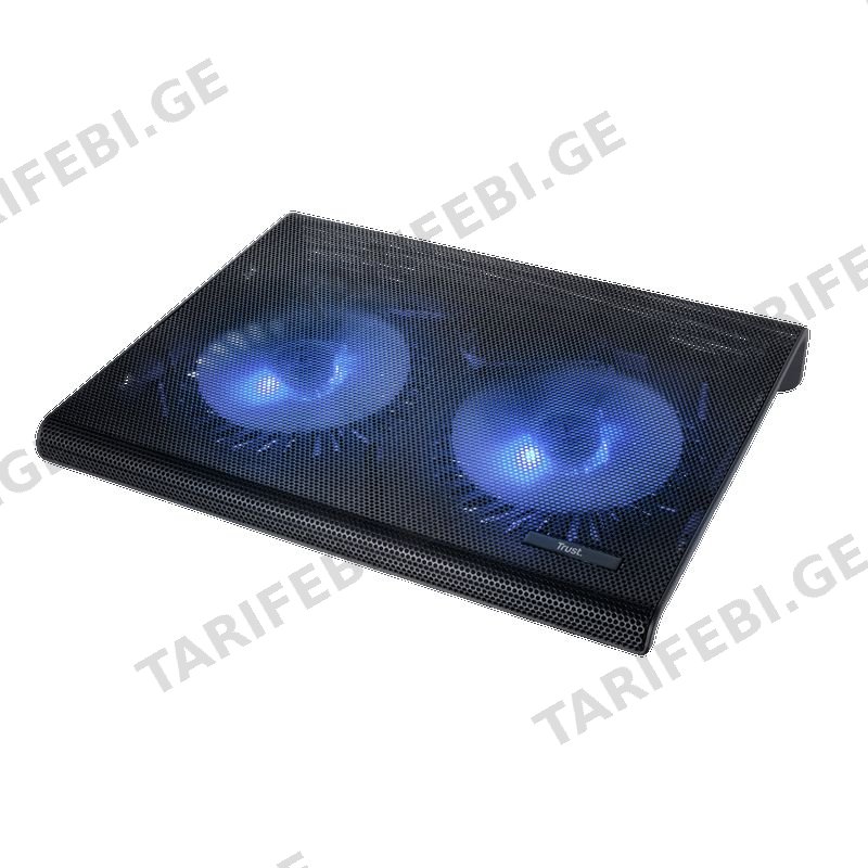 ლეპტოპის გამაგრილებელი სტენდი TRUST 20104 TRUST Azul Laptop Cooling Stand dual fans