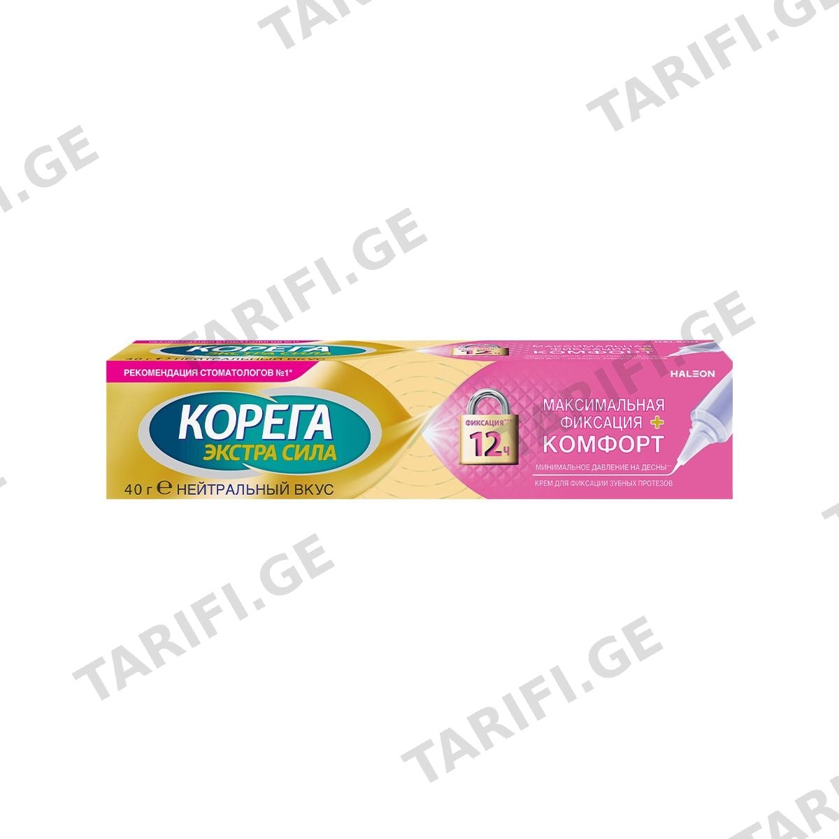 კრემი Max Fix + Comfort 40 გ კორეგა - Corega