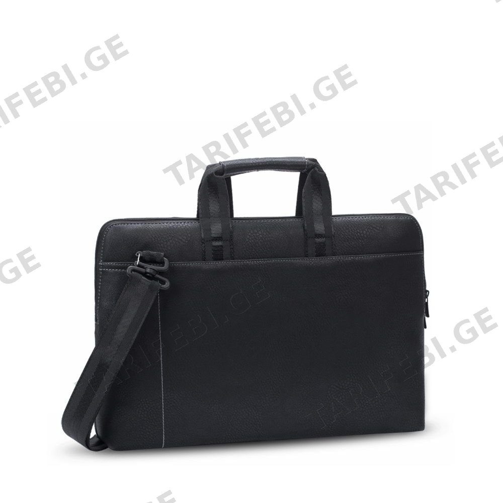 ჩანთები Rivacase 8930 (PU) black slim 15,6"
