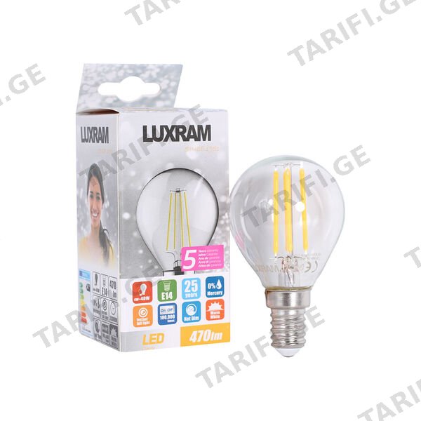 LED ნათურა 4 ვტ 2700 კ LUXRAM L176-1331