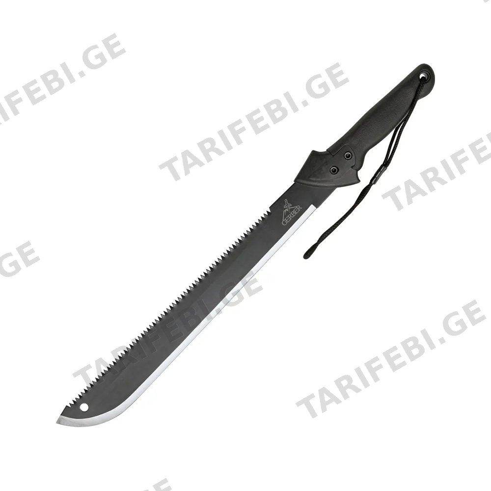 მაჩეტე Gerber Gator Machete,EFS,BLS,BLK,Saw Back