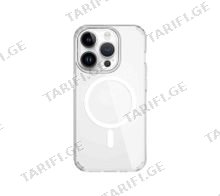 WIWU Crystal Iphone 15 pro case MCC-101 clear მობილური ტელეფონის ქეისი