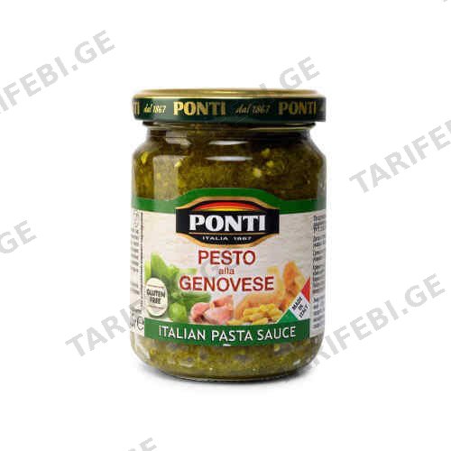 PONTI პესტო ჯენოვეზე 200გრ
