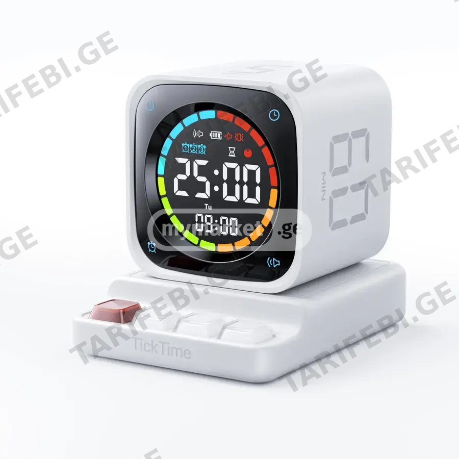 Ticktime TK3 Pomodoro Timer White