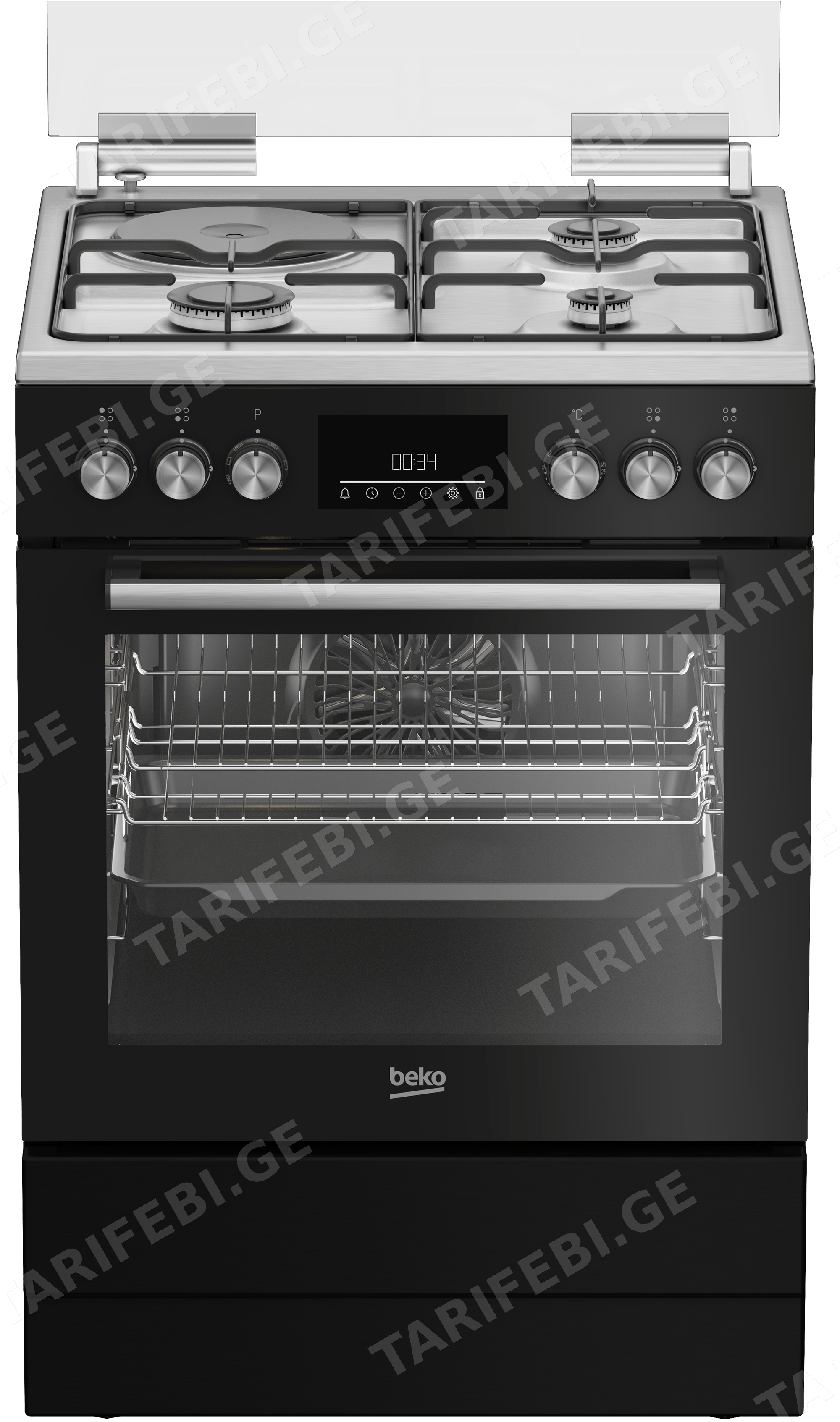 გაზქურა Beko FBE63331XCS