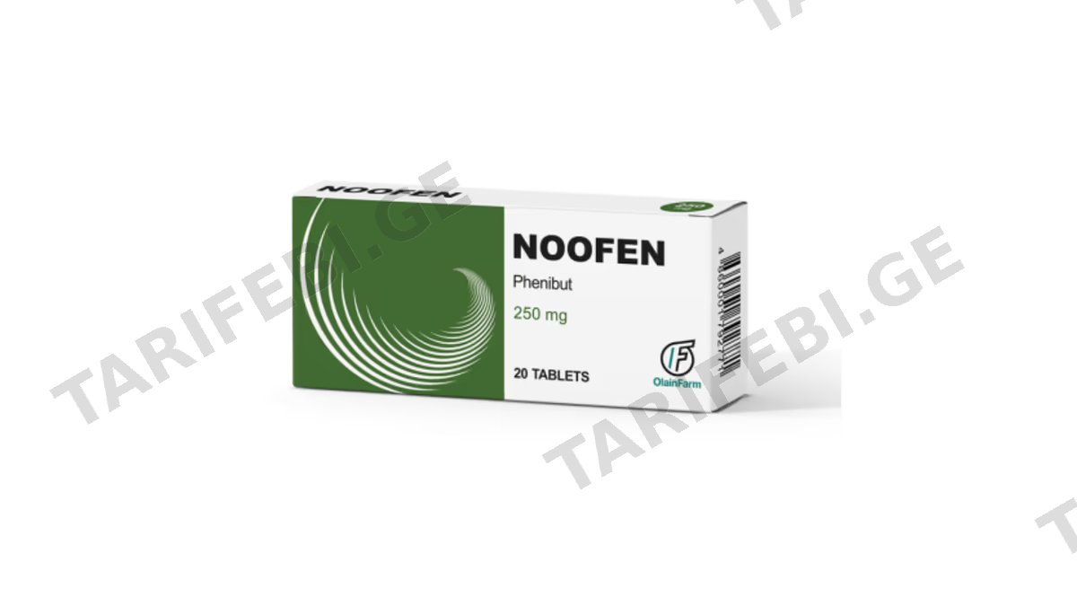 ნოოფენი ტაბ.250მგ.N20