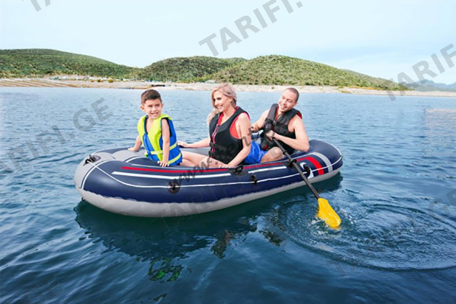 გასაბერი ნავი BestWay TRECK X2 SET 2 ადგილიანი
