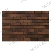 შინგლი მართკუთხედი, ყავისფერი ECO ROOF RECTANGULAR