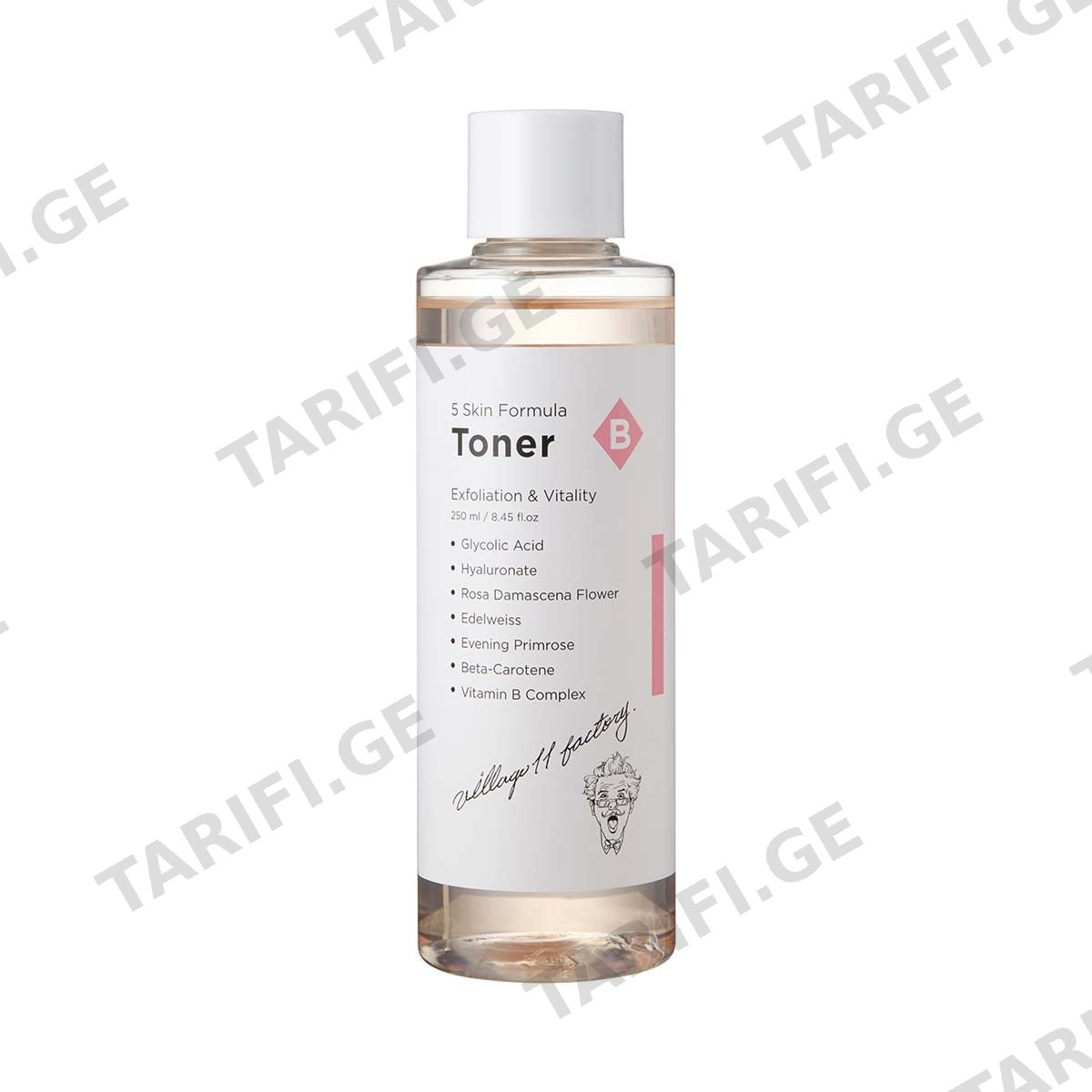 სახის ტონერი Skin B 0480 ვილაჯ11 - Village11