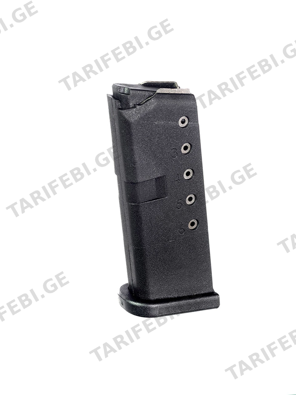 მჭიდი Fits GLOCK 43 9MM (6) RD BLACK POLYMER