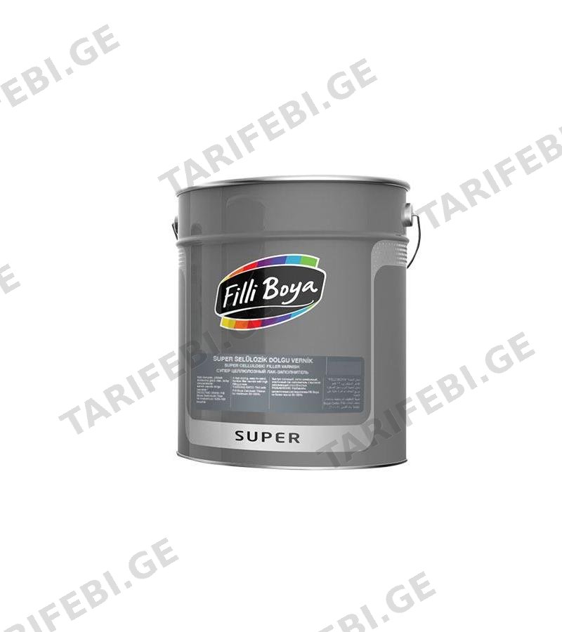 ლაქი Filli Boya SUPER CELL. Sanding Sealer (Dolgu) 12კგ