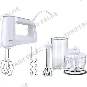 ხელის მიქსერი Braun HM3137WH