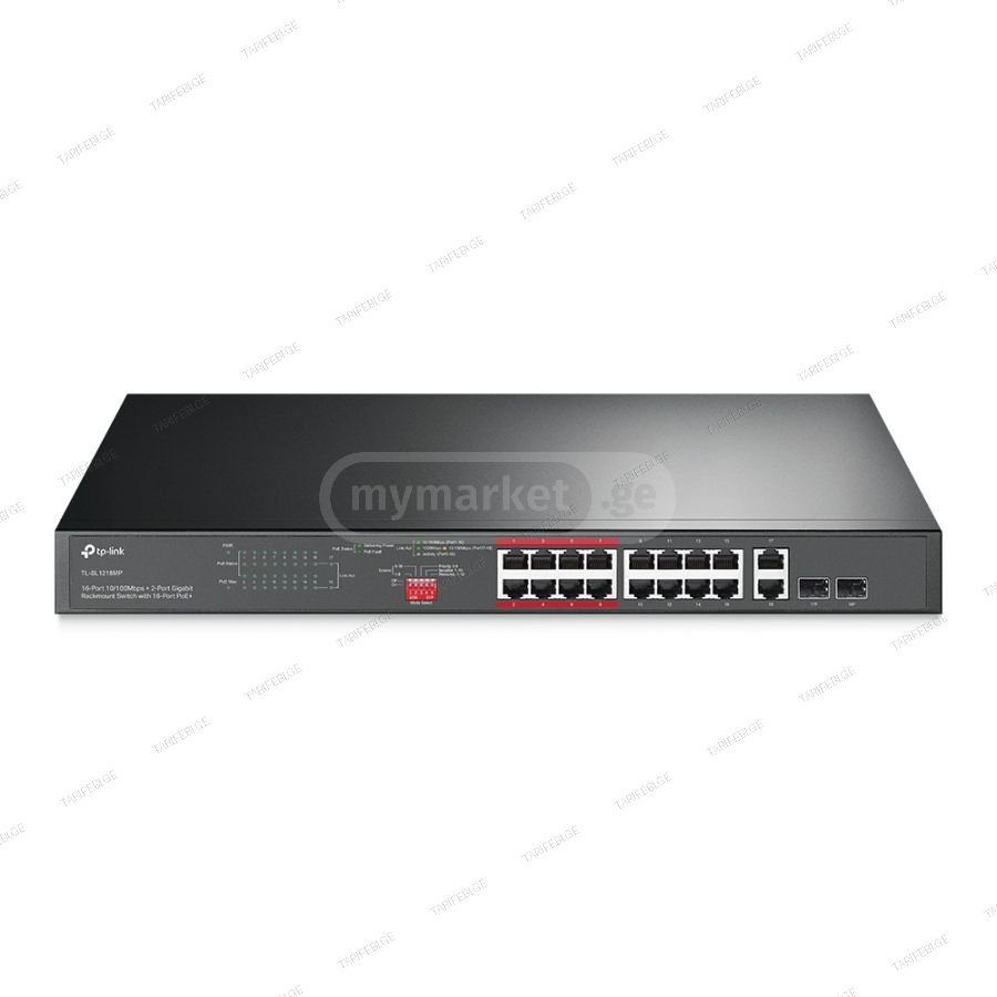 TP-Link 16-Port PoE + Switch TL-SL1218MP Rackmount