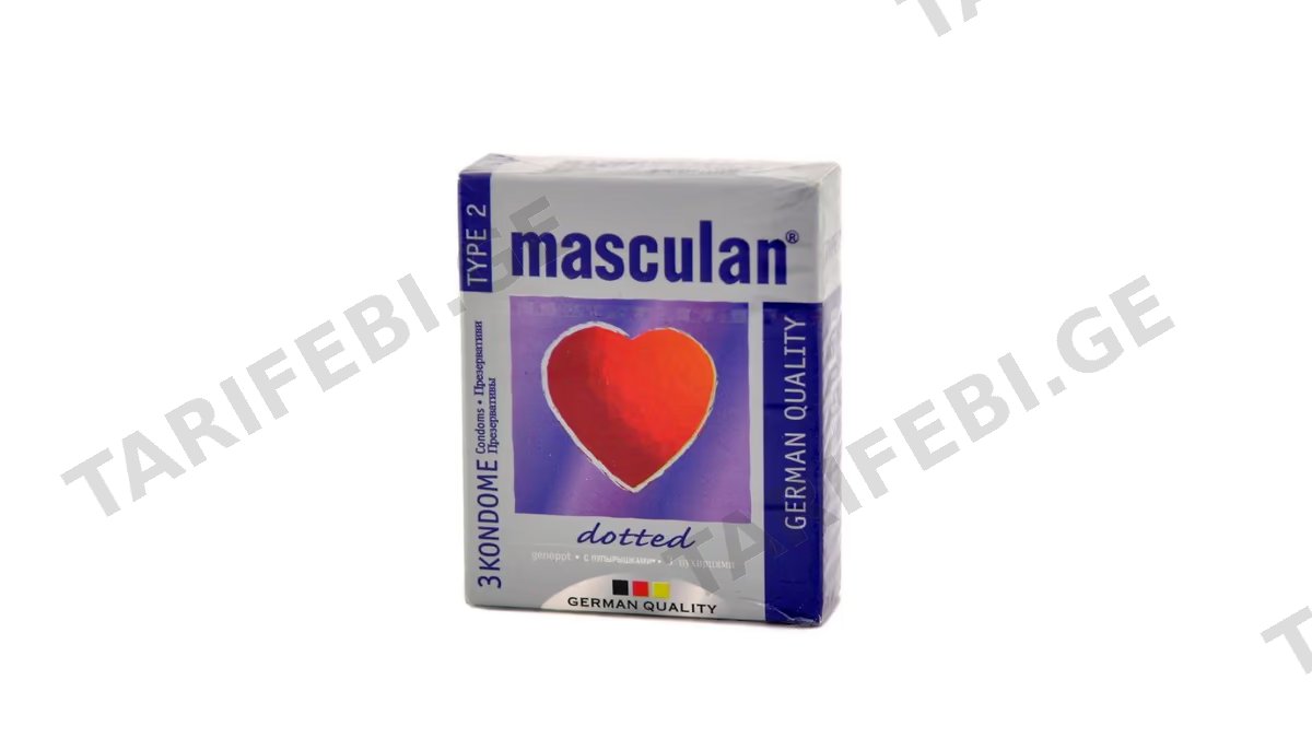 პრეზერვატივი "MASCULAN 2" N3 *