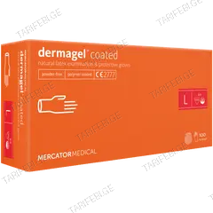 ხელთათმანი ლატექსის dermagel coated - L