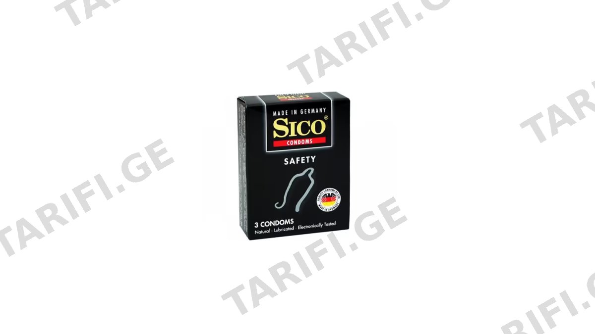 სიკო პრეზერვატივი SAFETY-3ც