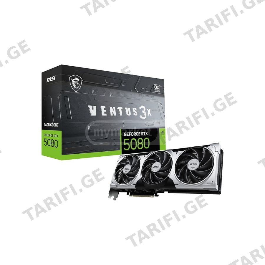 MSI Geforce RTX 5080 16G VENTUS 3X OC