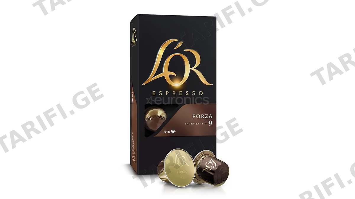ყავის კაფსულა / LOR ESPRESSO FORZA / 52 გრ