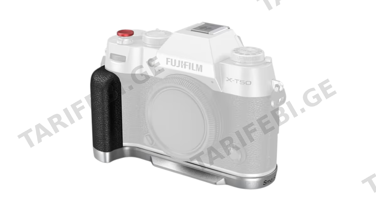 SmallRig Silicone L-Shape Grip for X-T50 (Silver) - 4713C