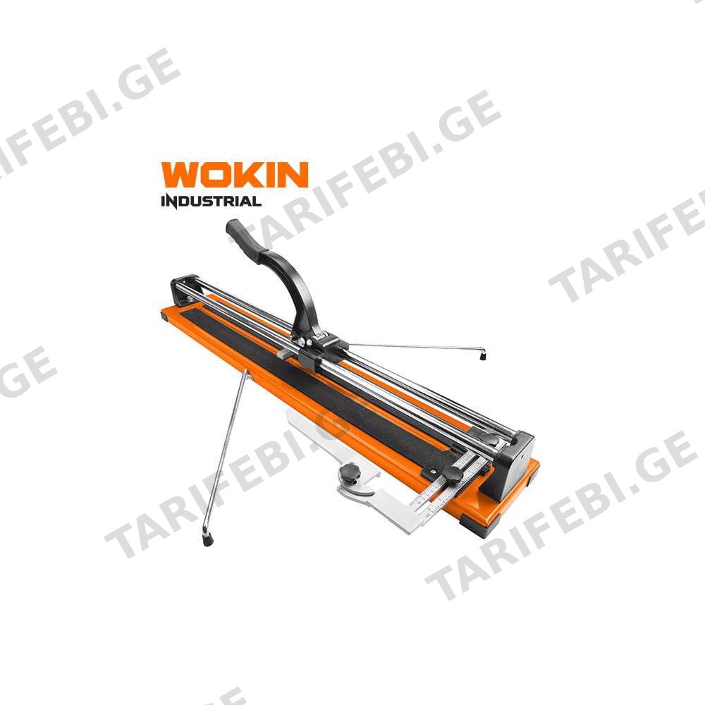 ფილების საჭრელი Wokin 357280, 800mm, Heavy Duty Tile Cutter, Black/Orange