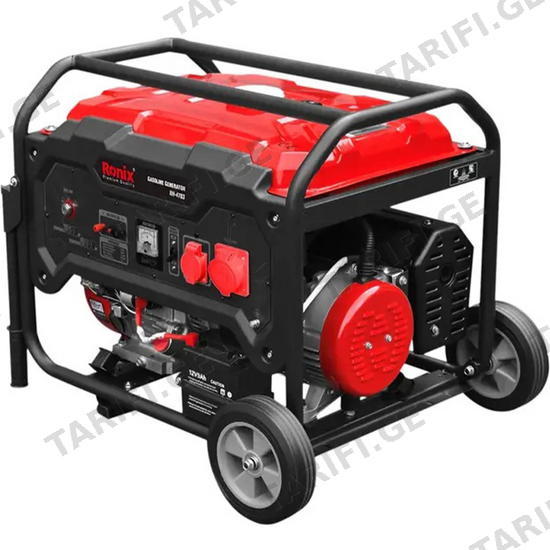 გენერატორი ბენზინზე RONIX RH-4783 (6.5 KW)