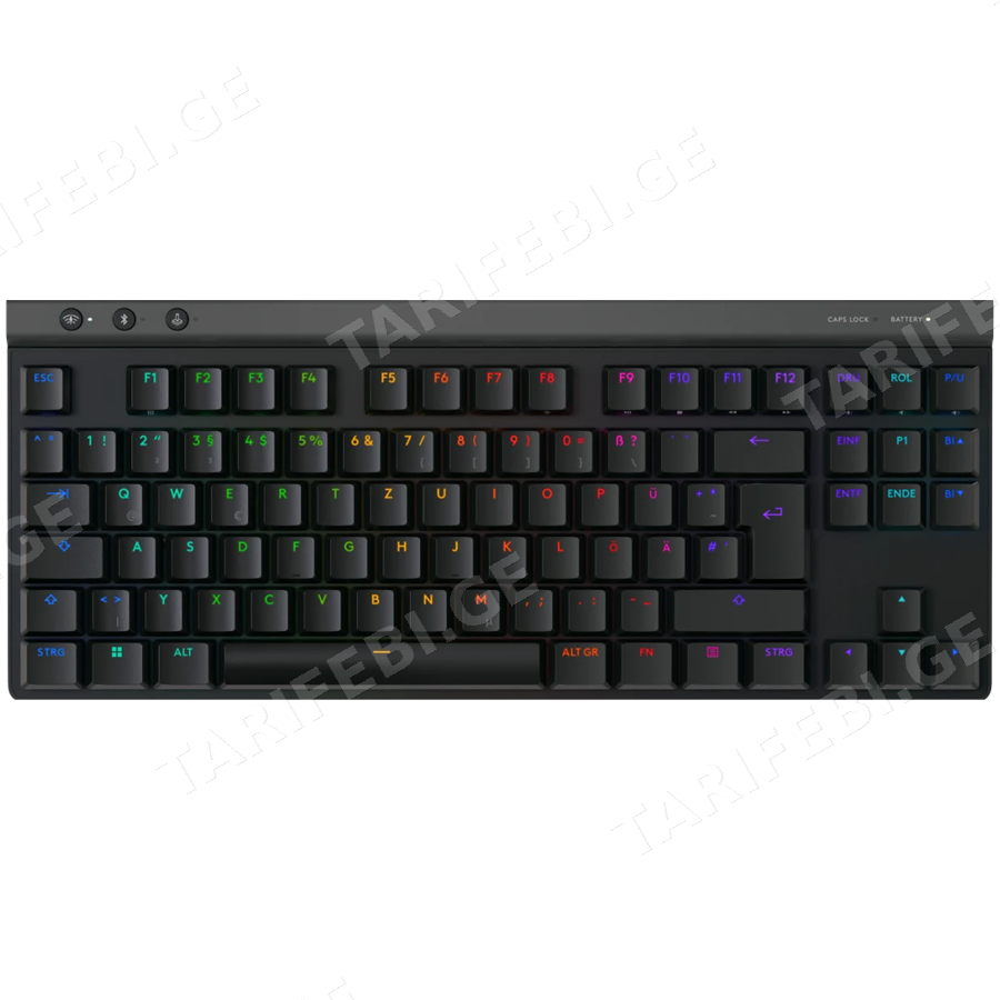 LOGITECH G515 LIGHTSPEED TKL Gaming Keyboard - BLACK - US INT'L - 2.4GHZ/BT - EMEA28i-935 - TACTILE