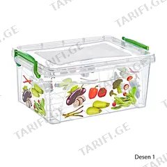 კონტეინერი პლასტმასის Irak Plastik HOME DESIGN SA-311 5 ლ