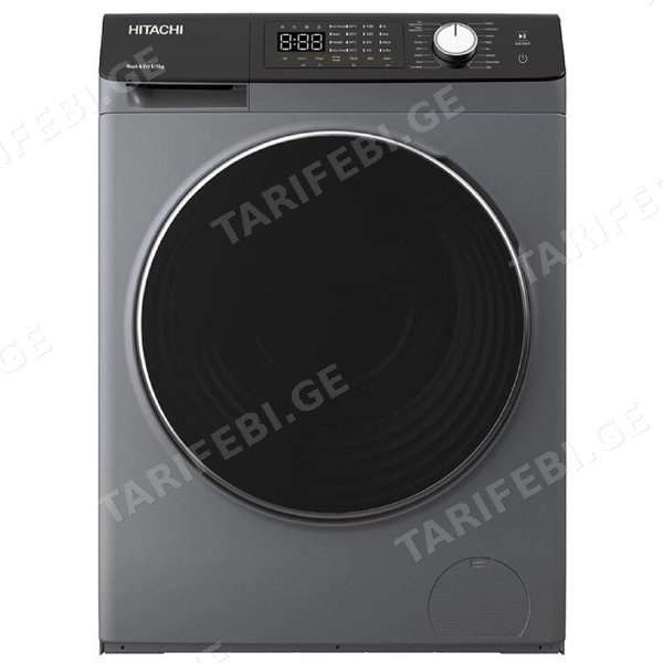 სარეცხი+საშრობი მანქანა Hitachi BD-D802HVOS, 8/5Kg