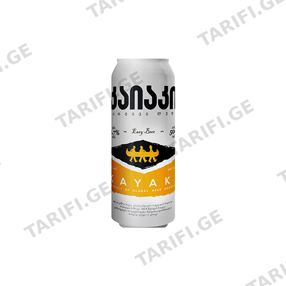 კაიაკი - ლუდი, ქილა, 0.5ლ