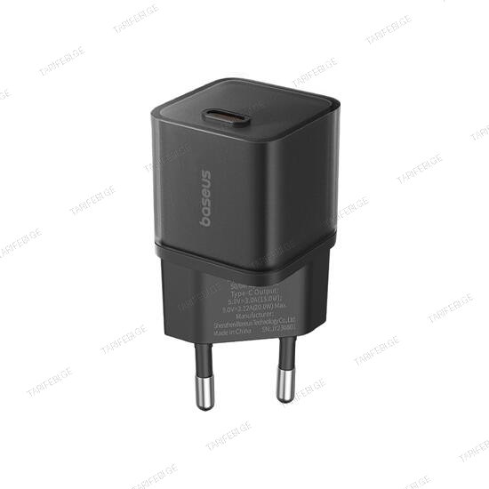 Baseus GaN5S Fast Charger 1C 20W EU P10162503113-00 Black