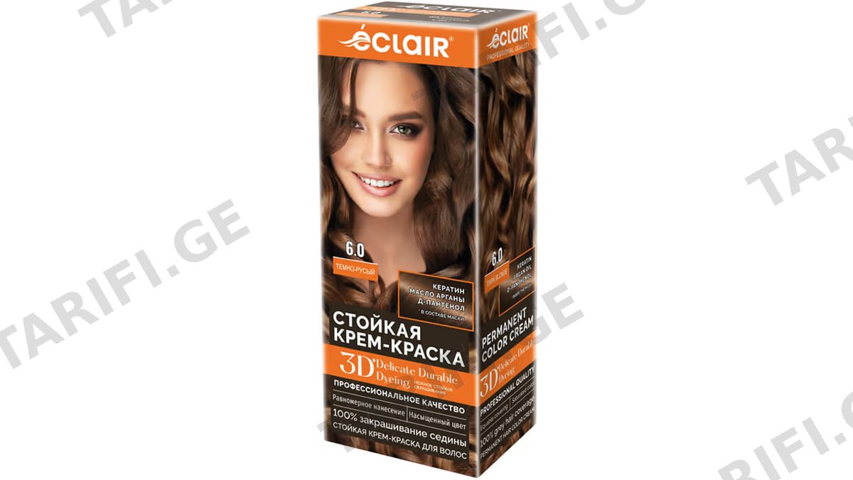 ეკლარი თ/ს 3D 2650/8300 მუქი ქერა N6.0 *