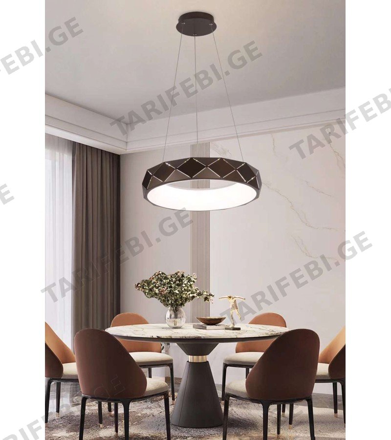 ჭაღი GZGS-BM183-P-RD COFFEE 32W*2 ზომა.Ø450