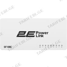 სვიჩი 2E SF108C POWERLINK SWITCH 8XFE, UNMANAGED, WHITE